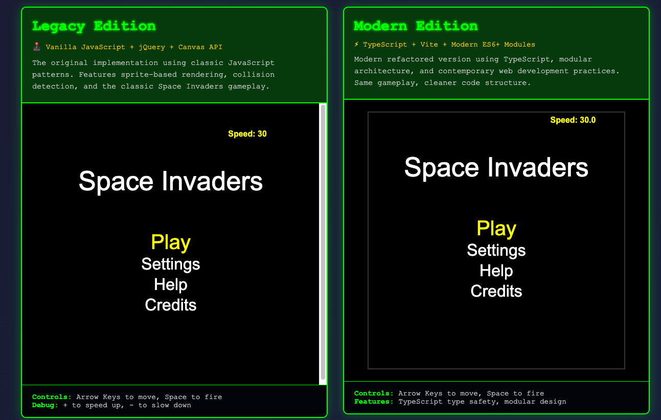 Space Invaders Demo Space Invaders Demo